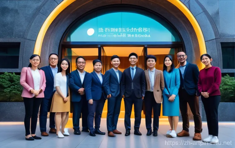 미술문화기획사의 국제 자격증 취득 방법 - **Prompt:** A diverse group of young, enthusiastic art and culture professionals, dressed in smart c...