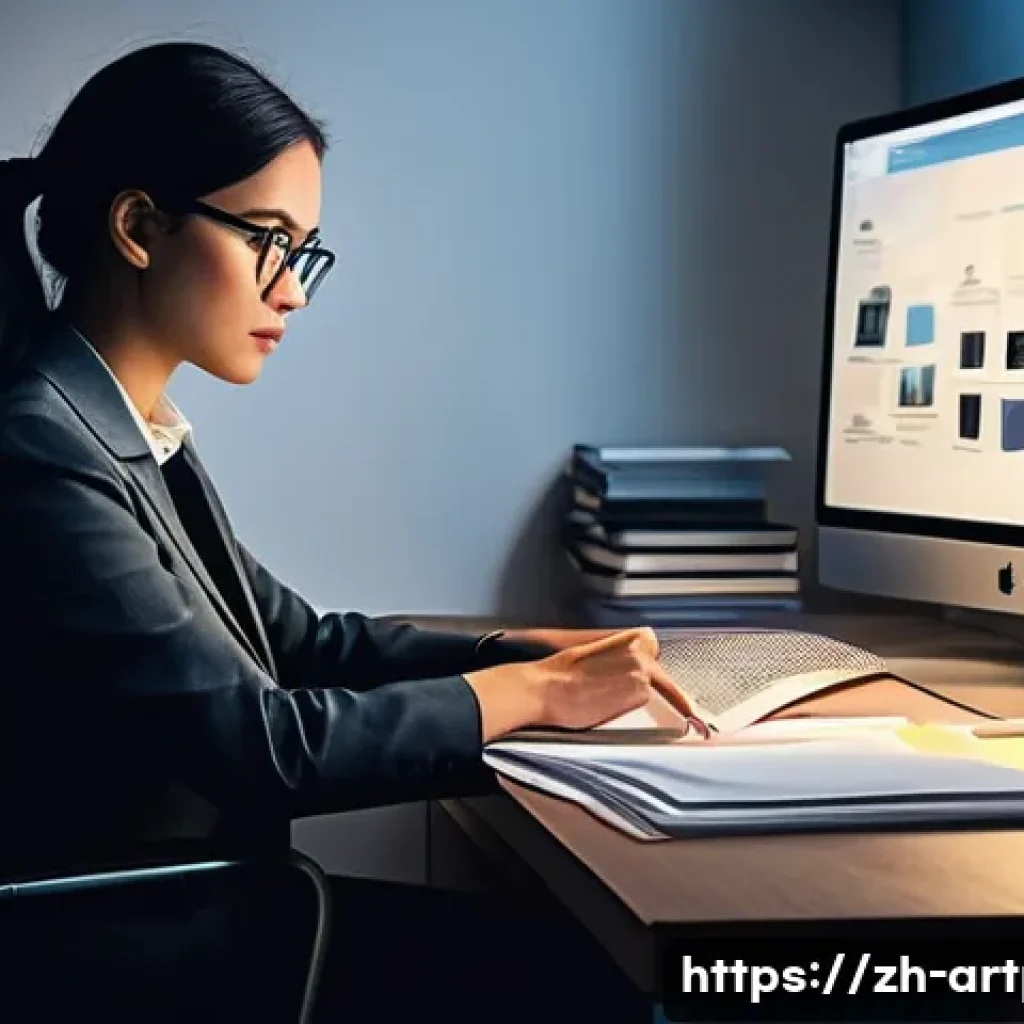 미술문화기획사의 경력 개발 성공 스토리 - **Prompt 1: The Aspiring Visionary and Their Guide**
    A young, determined art and cultural planni...