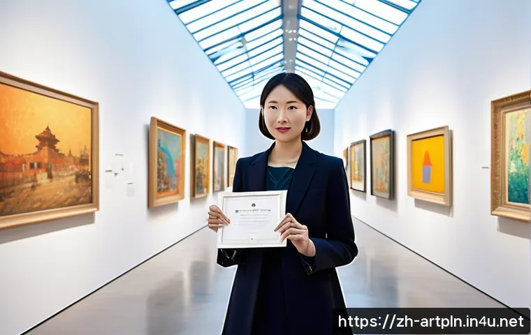 미술문화기획사의 해외 자격증 취득 사례 관련 이미지 1