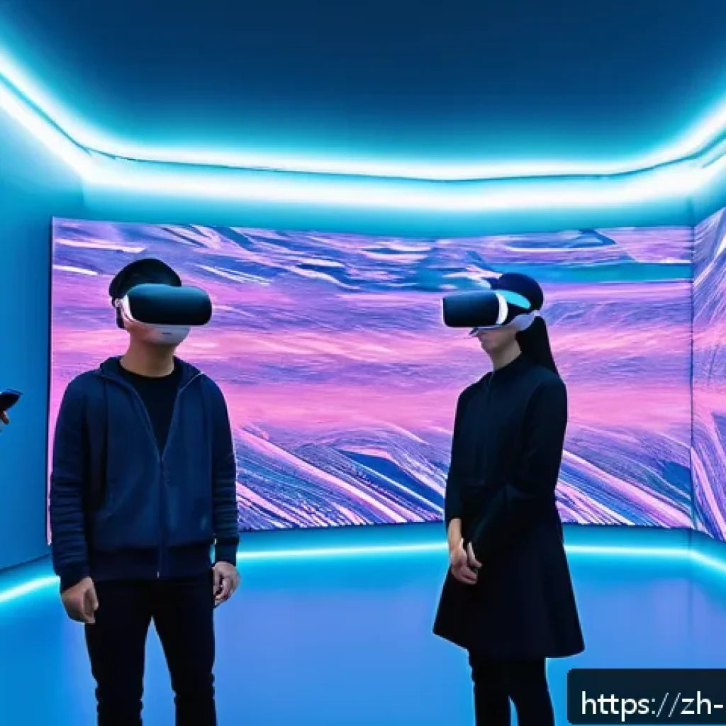 미술문화기획사의 직업 전망과 미래 - A futuristic cultural art exhibition blending virtual reality and augmented reality technologies, sh...
